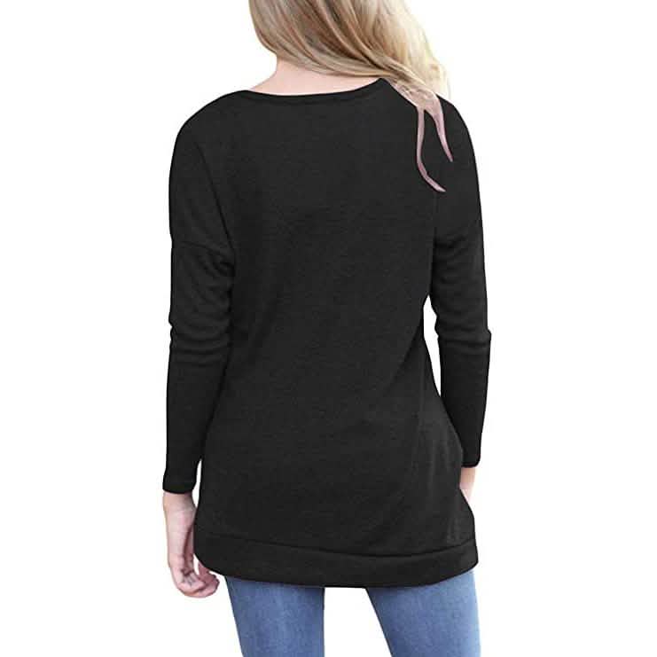 Women's Casual Long Sleeve Tunic Tops