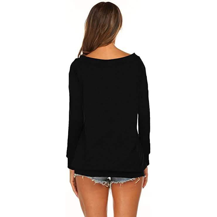Women's Long Sleeve Off Shoulder Top