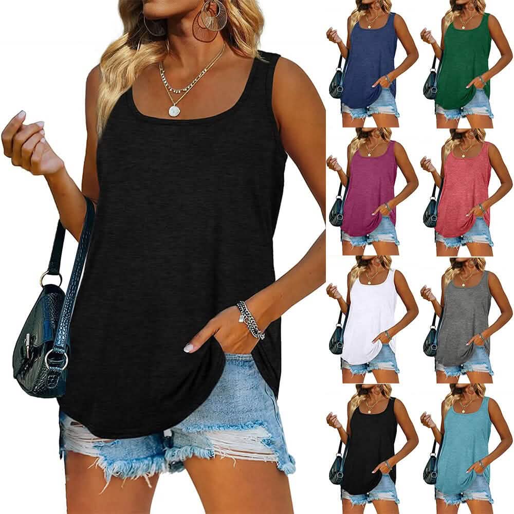 Women's Tank Top Casual Basic Square Neck